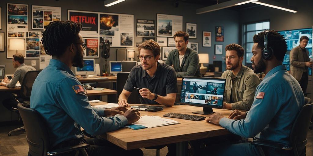 Netflix careers: diverse team collaborating and innovating.